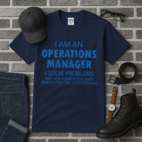 Operations Manager Solve Problems Tall T-Shirt