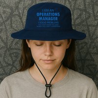 Operations Manager Solve Problems Bucket Hat