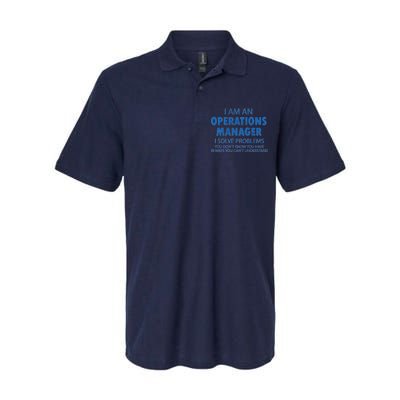 Operations Manager Solve Problems Softstyle Adult Sport Polo