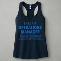 Operations Manager Solve Problems Womens Tank Top