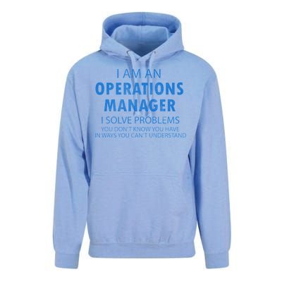 Operations Manager Solve Problems Unisex Surf Hoodie