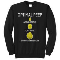 Optimal Peep Funny Respiratory Therapist Care Week Design Sweatshirt