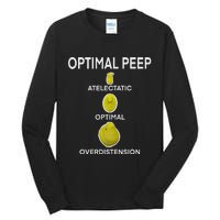 Optimal Peep Funny Respiratory Therapist Care Week Design Tall Long Sleeve T-Shirt