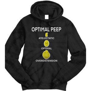 Optimal Peep Funny Respiratory Therapist Care Week Design Tie Dye Hoodie