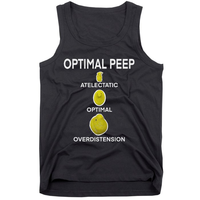 Optimal Peep Funny Respiratory Therapist Care Week Design Tank Top