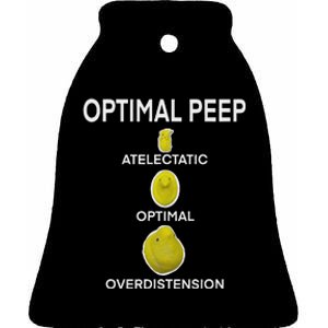 Optimal Peep Funny Respiratory Therapist Care Week Design Ceramic Bell Ornament