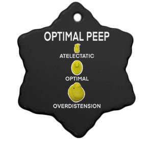 Optimal Peep Funny Respiratory Therapist Care Week Design Ceramic Star Ornament