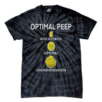 Optimal Peep Funny Respiratory Therapist Care Week Design Tie-Dye T-Shirt