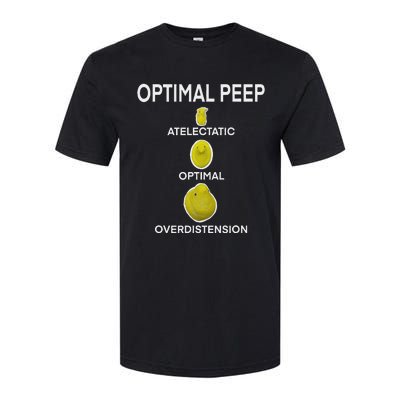 Optimal Peep Funny Respiratory Therapist Care Week Design Softstyle CVC T-Shirt