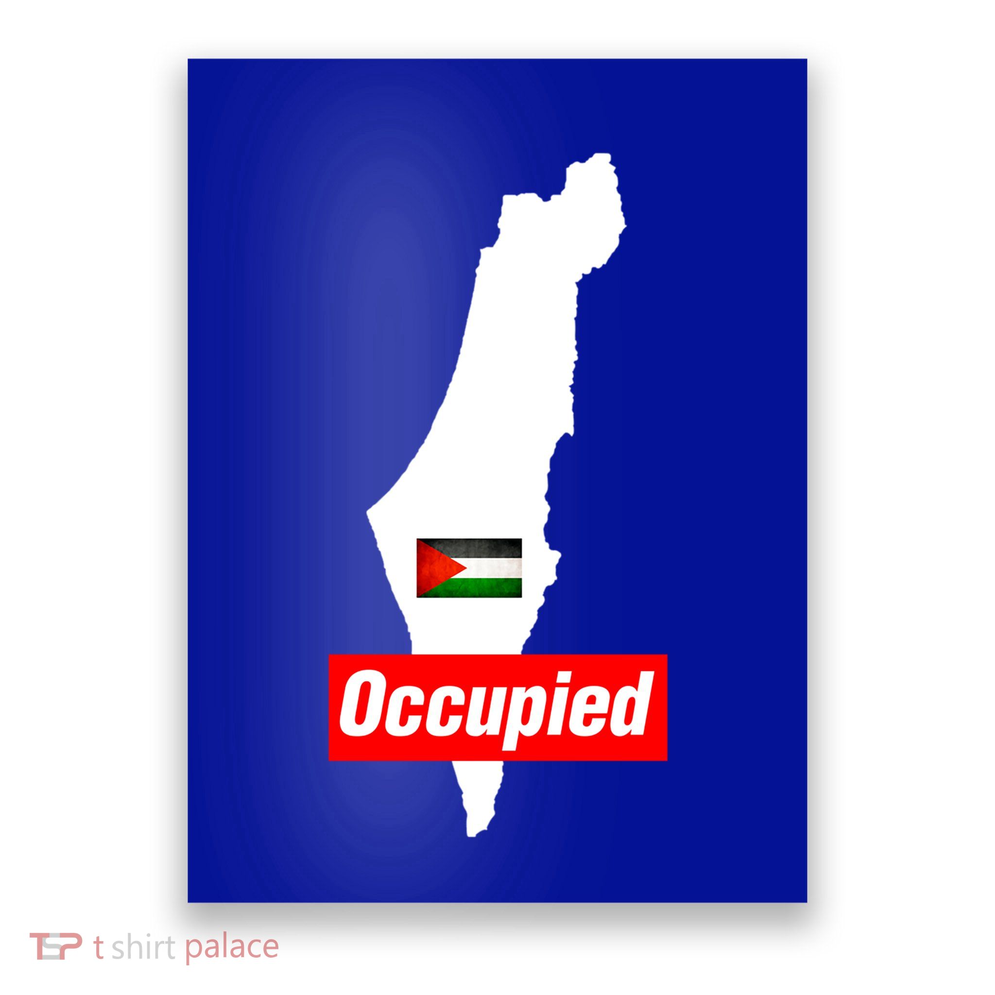 Occupied Palestine Free Gaza Funny Gift Poster