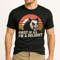 Opossum Possum First Of All IM A Delight Sarcastic Angry Cooling Performance Crew T-Shirt