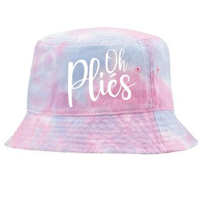 Oh Plies Funny Ballet Dance Instructor Tie-Dyed Bucket Hat