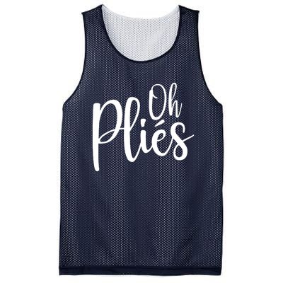 Oh Plies Funny Ballet Dance Instructor Mesh Reversible Basketball Jersey Tank