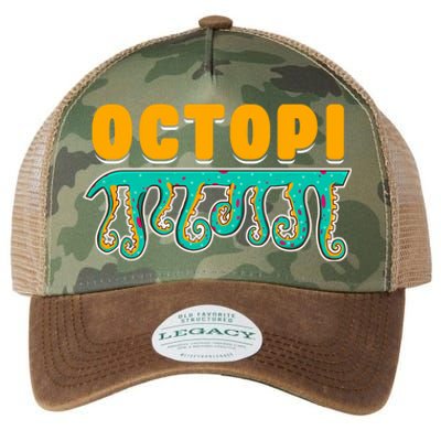 Octopus Pun Funny Octopi Math Geek Nerd Happy Pi Day 314 Great Gift Legacy Tie Dye Trucker Hat