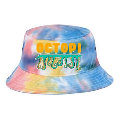 Octopus Pun Funny Octopi Math Geek Nerd Happy Pi Day 314 Great Gift Tie Dye Newport Bucket Hat