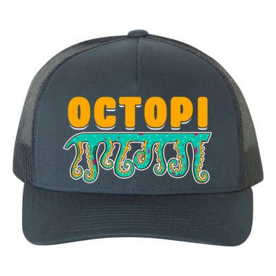 Octopus Pun Funny Octopi Math Geek Nerd Happy Pi Day 314 Great Gift Yupoong Adult 5-Panel Trucker Hat