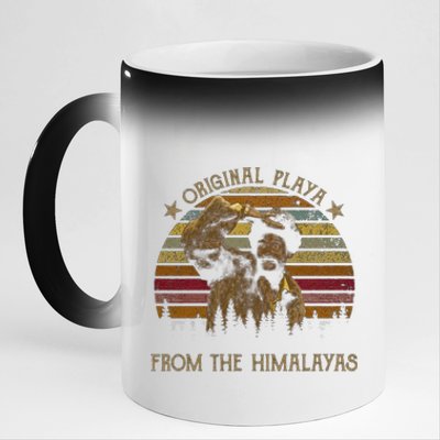 Original Playa From The Himalayas Funny Vintage Movie 11oz Black Color Changing Mug