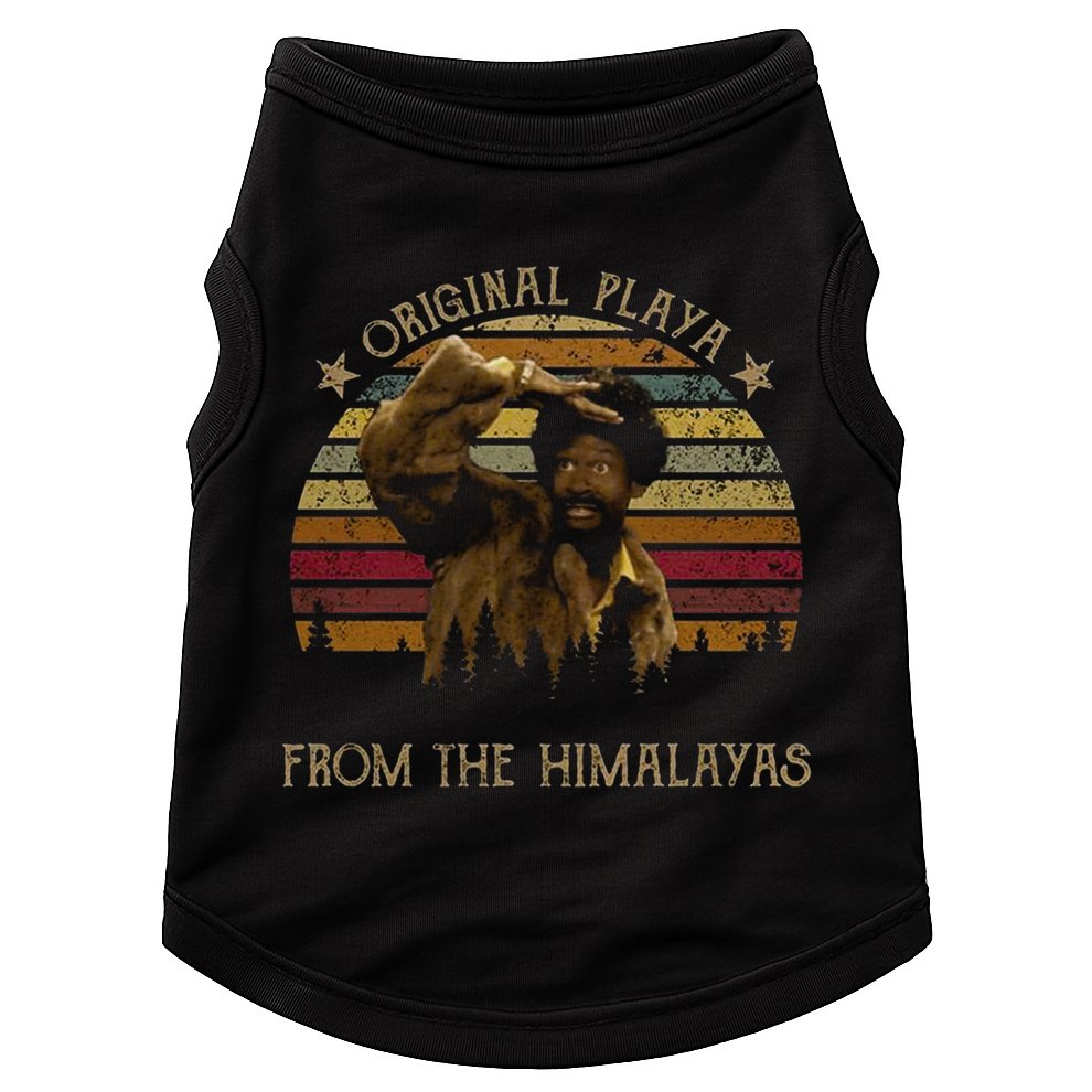 Original Playa From The Himalayas Funny Vintage Movie Doggie Tank