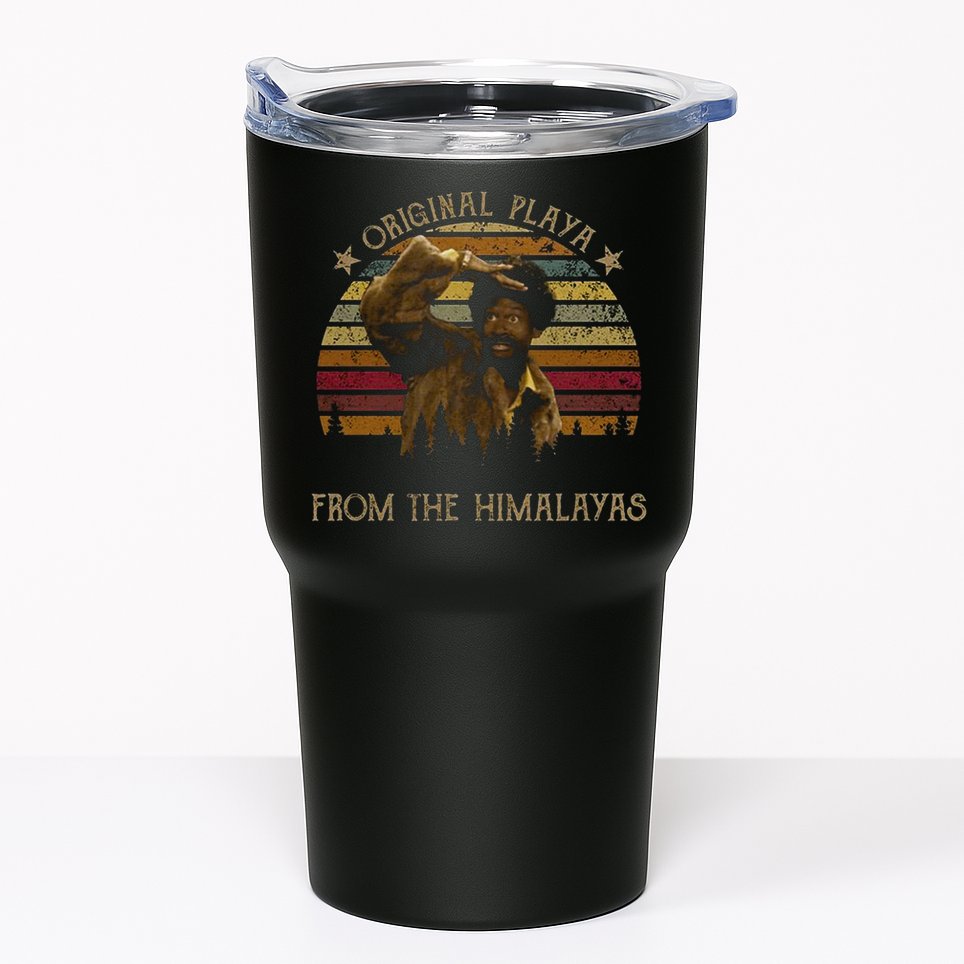 Original Playa From The Himalayas Funny Vintage Movie Tumbler