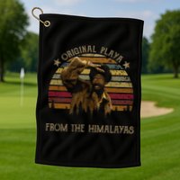 Original Playa From The Himalayas Funny Vintage Movie Golf Towel