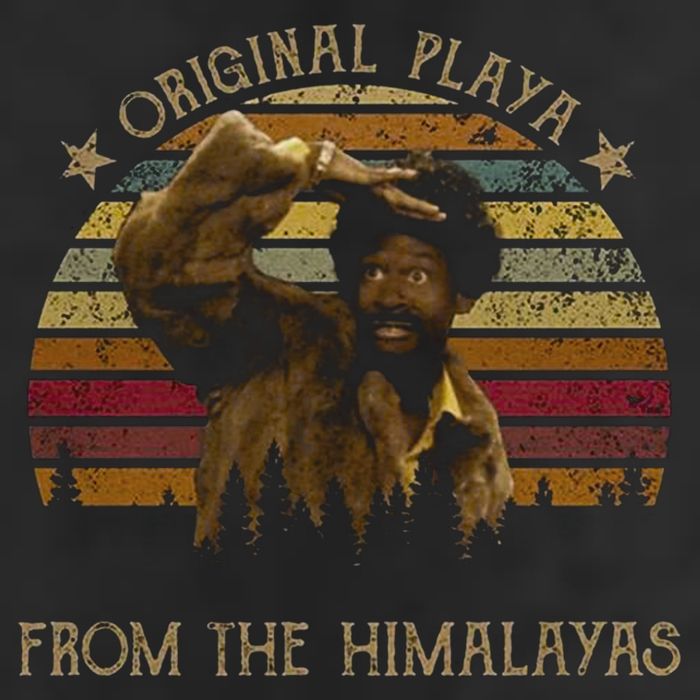 Original Playa From The Himalayas Funny Vintage Movie Golf Towel