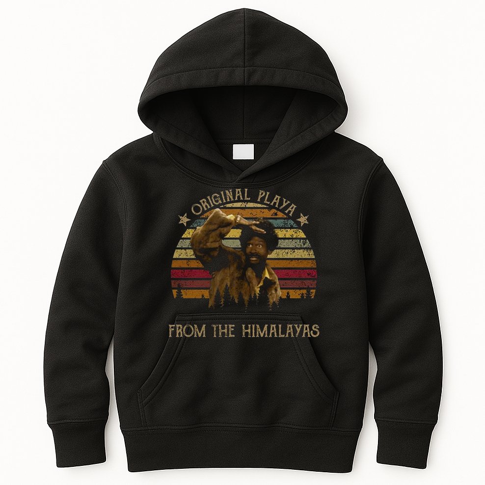 Original Playa From The Himalayas Funny Vintage Movie Kids Hoodie