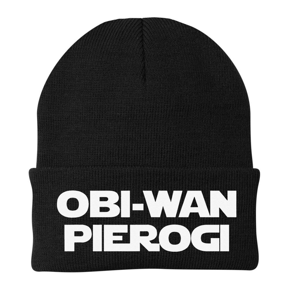 ObiWan Pierogi Funny Saying Novelty Pierogies Polish Food Beanie