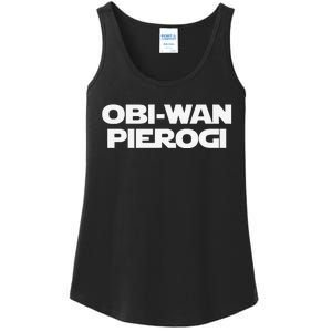 ObiWan Pierogi Funny Saying Novelty Pierogies Polish Food Ladies Essential Tank