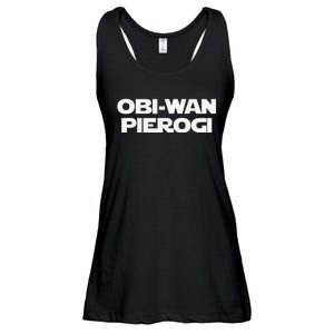 ObiWan Pierogi Funny Saying Novelty Pierogies Polish Food Ladies Essential Flowy Tank