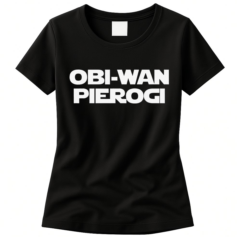 ObiWan Pierogi Funny Saying Novelty Pierogies Polish Food Womens T-Shirt