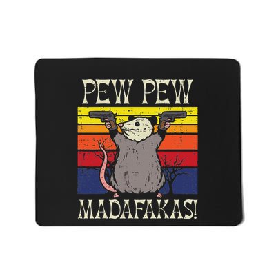 Opossum Pew Funny Possum Dad Mousepad