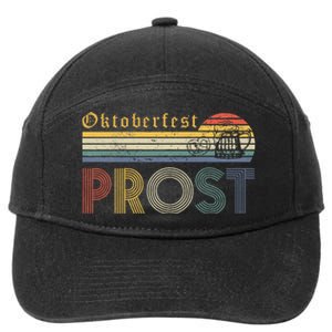 Oktoberfest Prost German YAll Drinking Beer Germany 7-Panel Snapback Hat