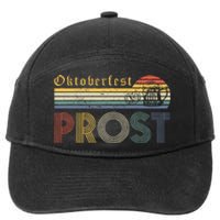 Oktoberfest Prost German YAll Drinking Beer Germany 7-Panel Snapback Hat