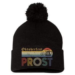 Oktoberfest Prost German YAll Drinking Beer Germany Pom Pom 12in Knit Beanie