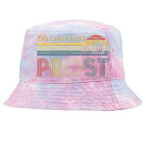 Oktoberfest Prost German YAll Drinking Beer Germany Tie-Dyed Bucket Hat