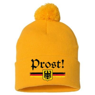 Oktoberfest Prost German Beer Festival Pom Pom 12in Knit Beanie