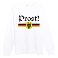 Oktoberfest Prost German Beer Festival Premium Crewneck Sweatshirt