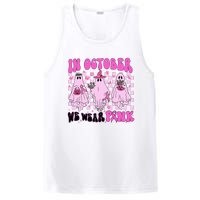 October Pink Ghost Halloween Breast Cancer Awareness PosiCharge Competitor Tank