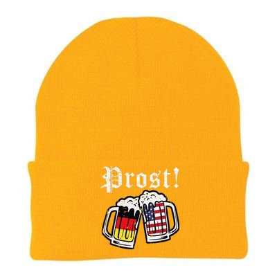 Oktoberfest Prost German American Flag Costume Knit Cap Winter Beanie