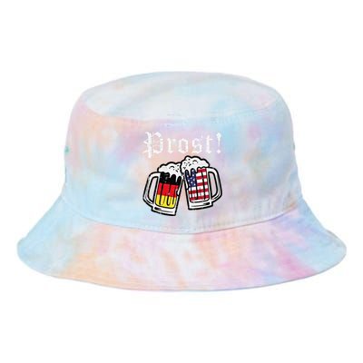 Oktoberfest Prost German American Flag Costume Tie Dye Newport Bucket Hat