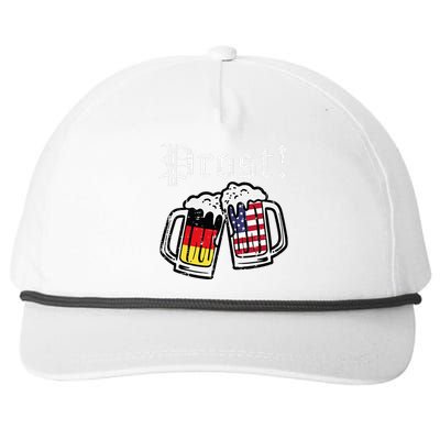 Oktoberfest Prost German American Flag Costume Snapback Five-Panel Rope Hat