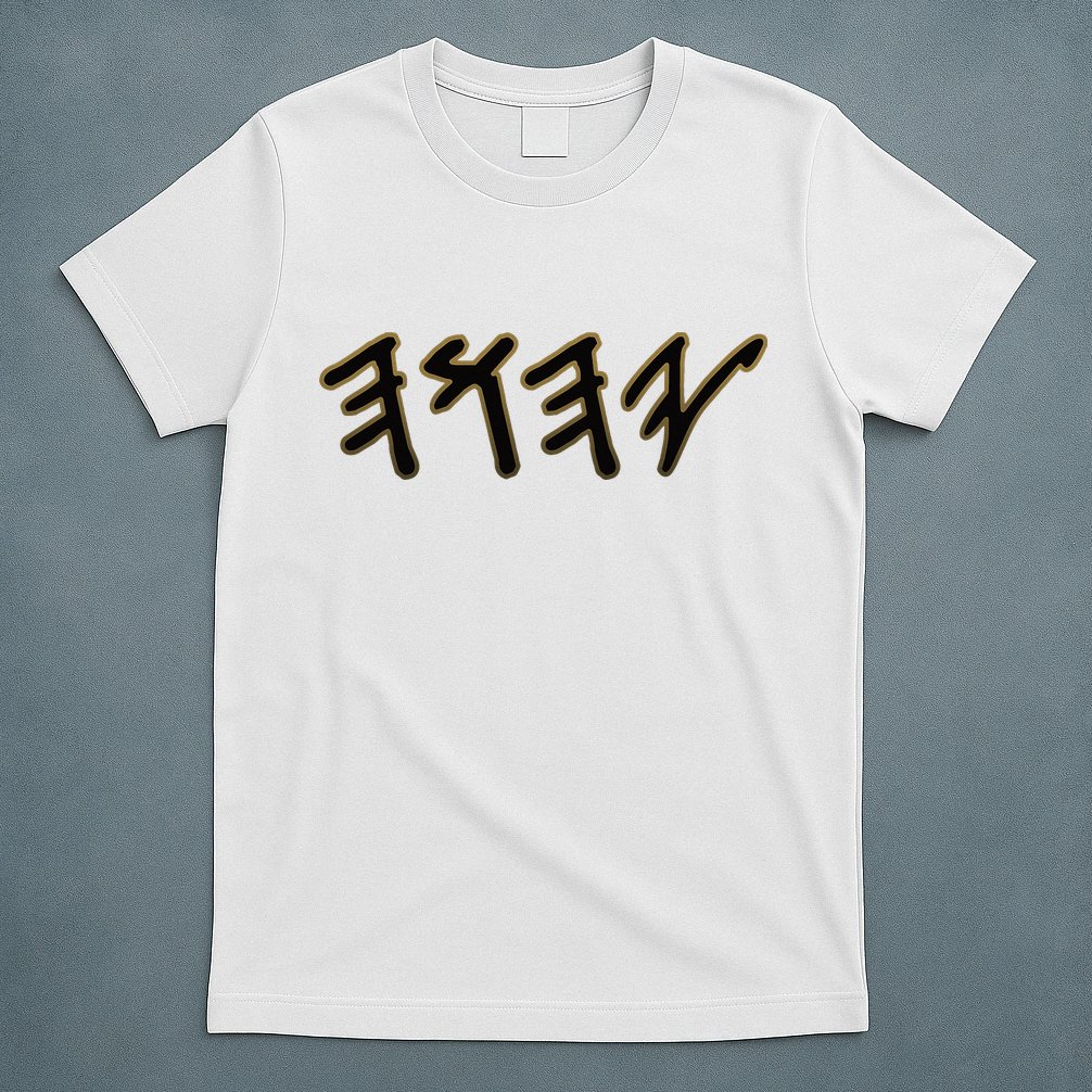 Old Paleo Hebrew Name Of God Yahuah T-Shirt