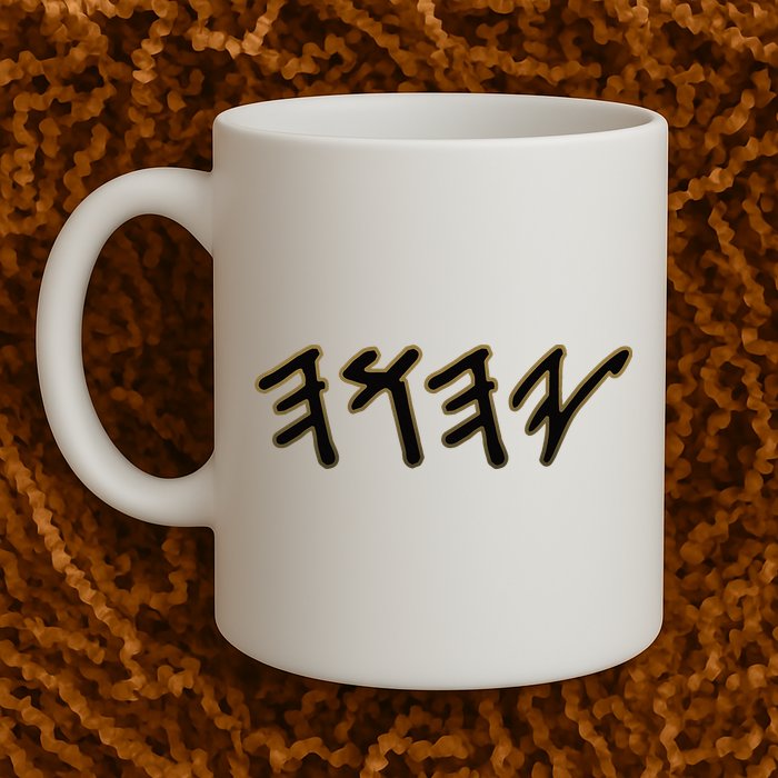 Old Paleo Hebrew Name Of God Yahuah Mug