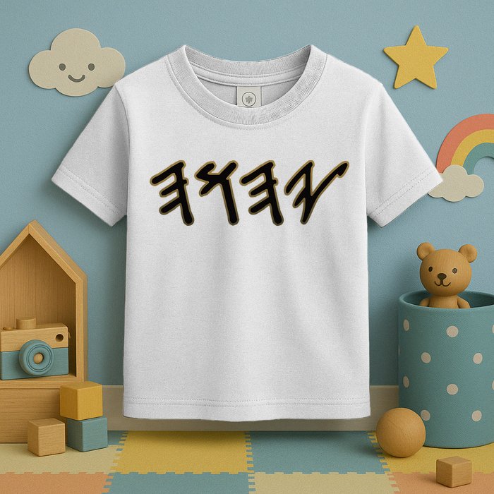 Old Paleo Hebrew Name Of God Yahuah Toddler T-Shirt