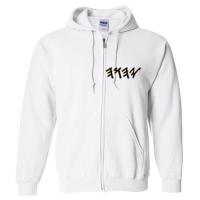 Old Paleo Hebrew Name Of God Yahuah Full Zip Hoodie