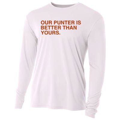 Our Punter Is Better Than Yours Cooling Performance Long Sleeve Crew