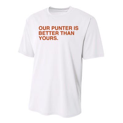 Our Punter Is Better Than Yours Performance Sprint T-Shirt