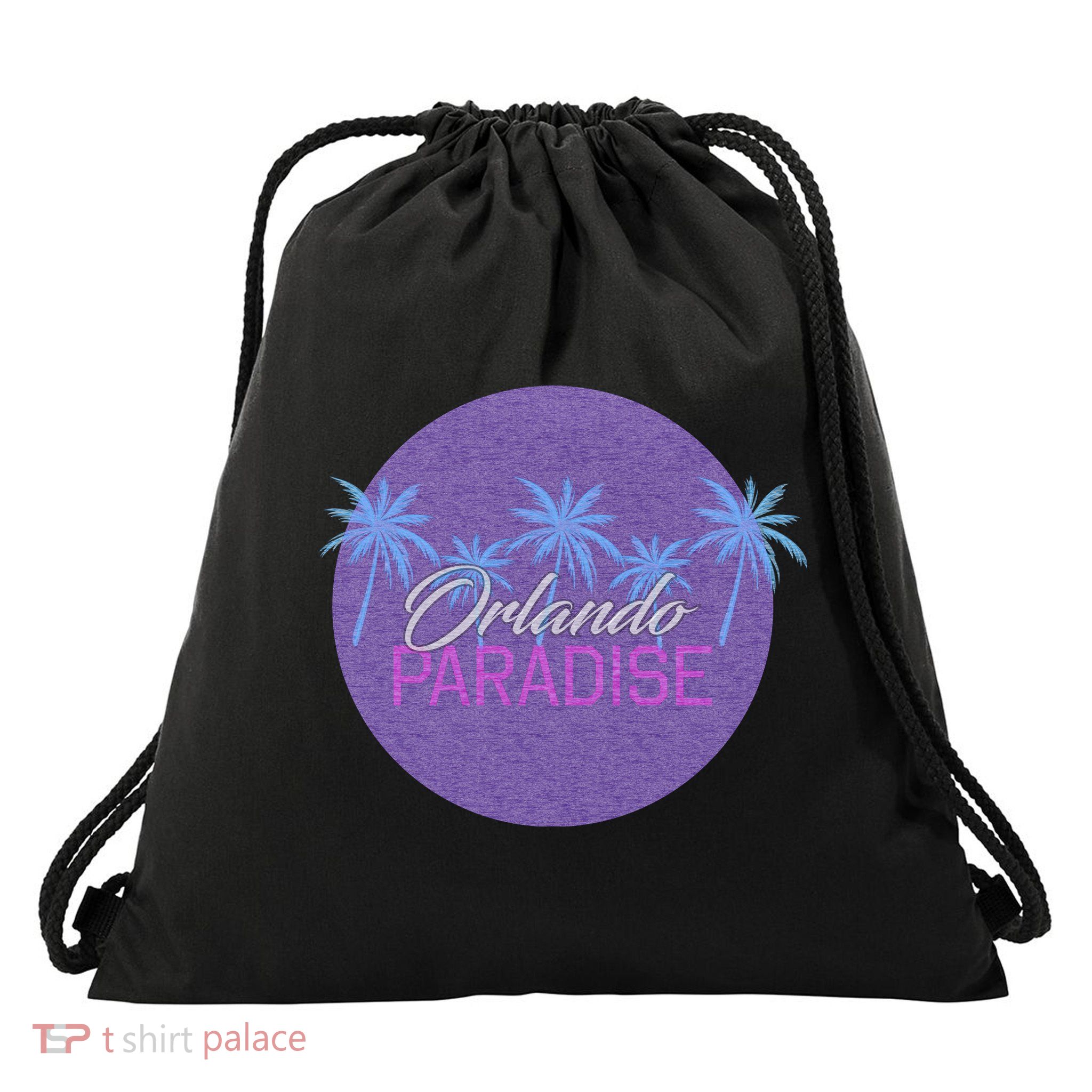 Orlando Paradise Icon Drawstring Bag