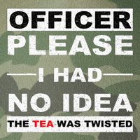 Officer Please I Had No Idea The Tea Was Twisted Legacy Tie Dye Trucker Hat