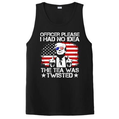 Officer Please I Had No Idea The Tea Twisted Funny Political Saying PosiCharge Competitor Tank